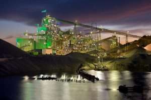 genset diesel dalam industri pertambangan